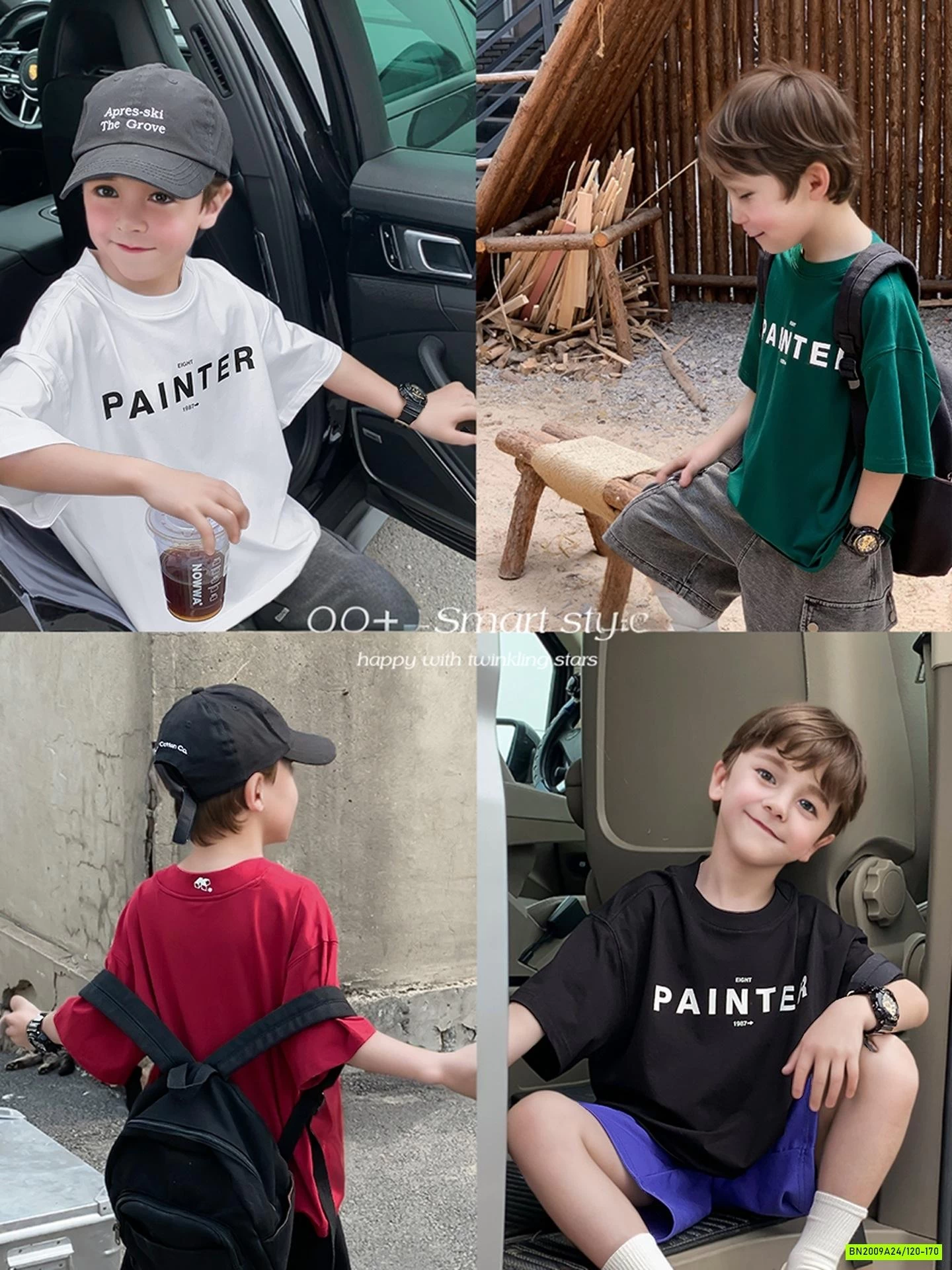 ÁO THUN CỔ TRÒN PAINTER