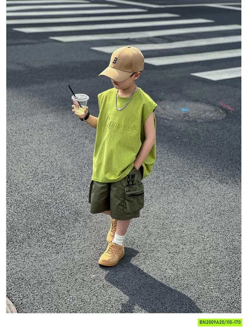 TANKTOP XANH CHUỐI IN CHỮ NỔI