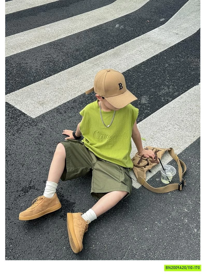 TANKTOP XANH CHUỐI IN CHỮ NỔI