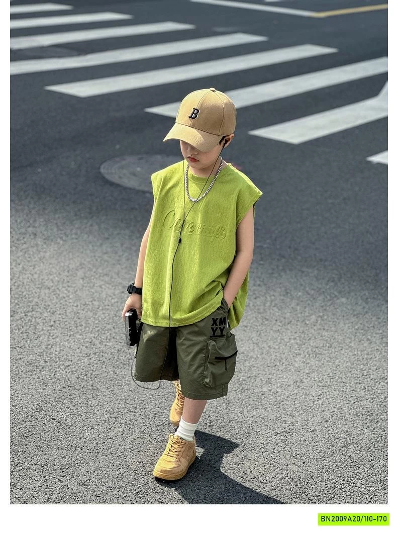 TANKTOP XANH CHUỐI IN CHỮ NỔI