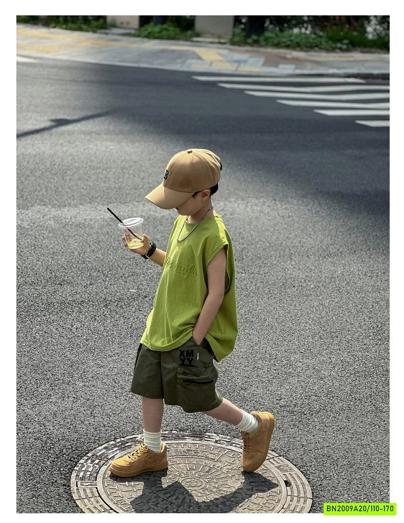 TANKTOP XANH CHUỐI IN CHỮ NỔI