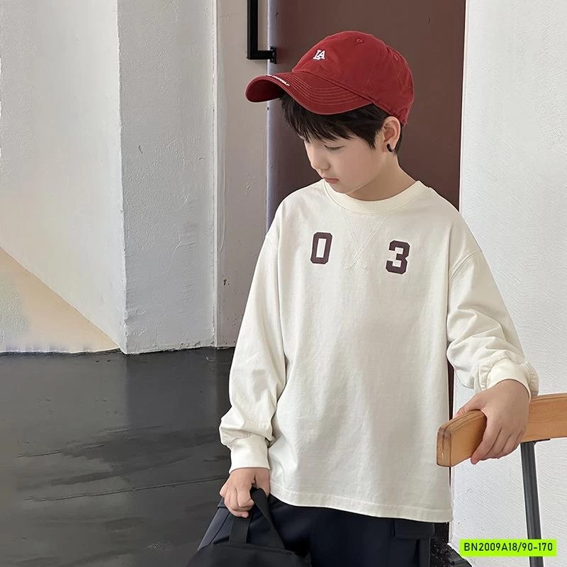 ÁO THUN TRƠN CỔ TRÒN SỐ 03 25G161 AMBB