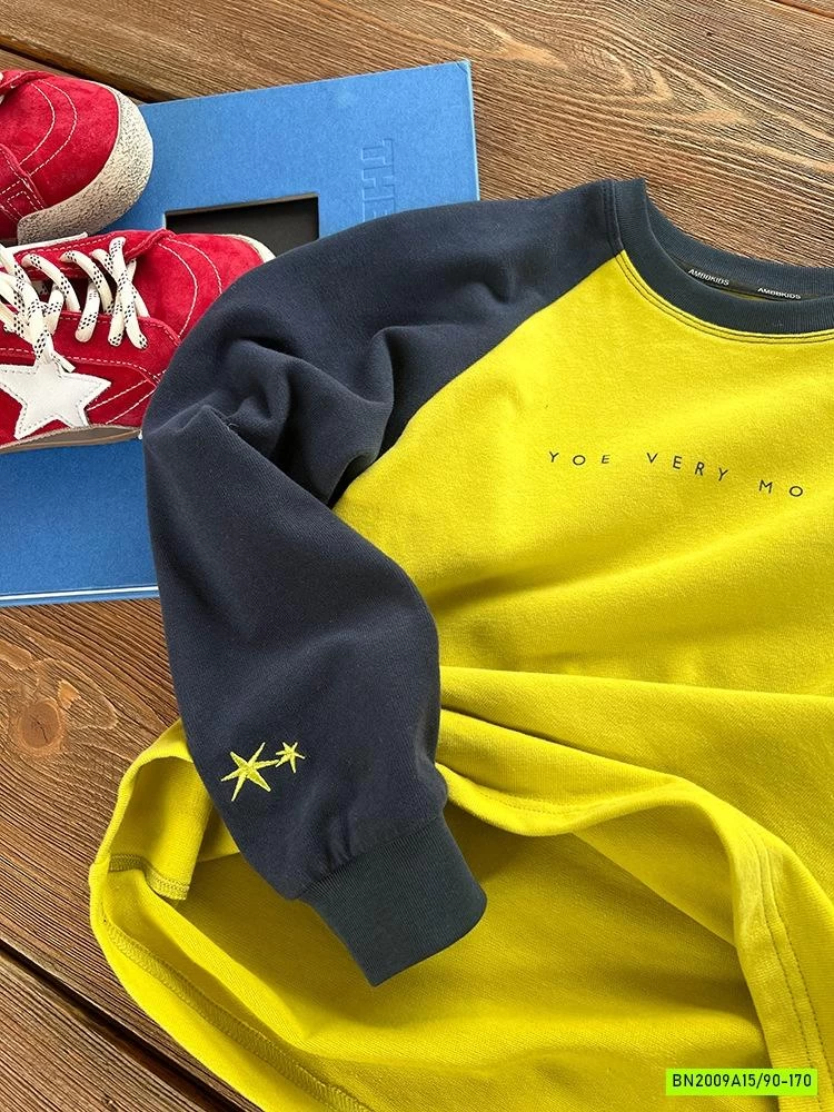 ÁO THUN PHỐI MÀU TAY 25G071 AMBB