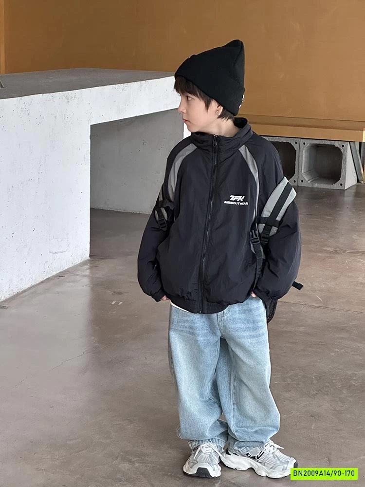 JEANS BAGGY BẠC MÀU 25G163 AMBB