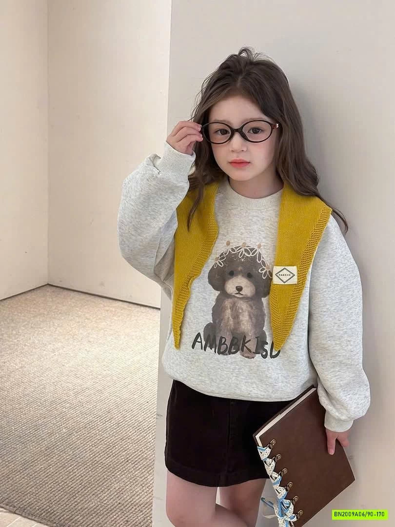 ÁO NỈ IN HÌNH 25G003 AMBB