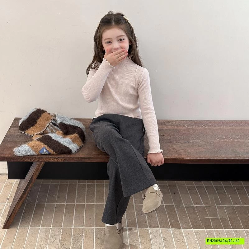 ÁO LEN CỔ VIỀN BÈO 25G092 AMBB