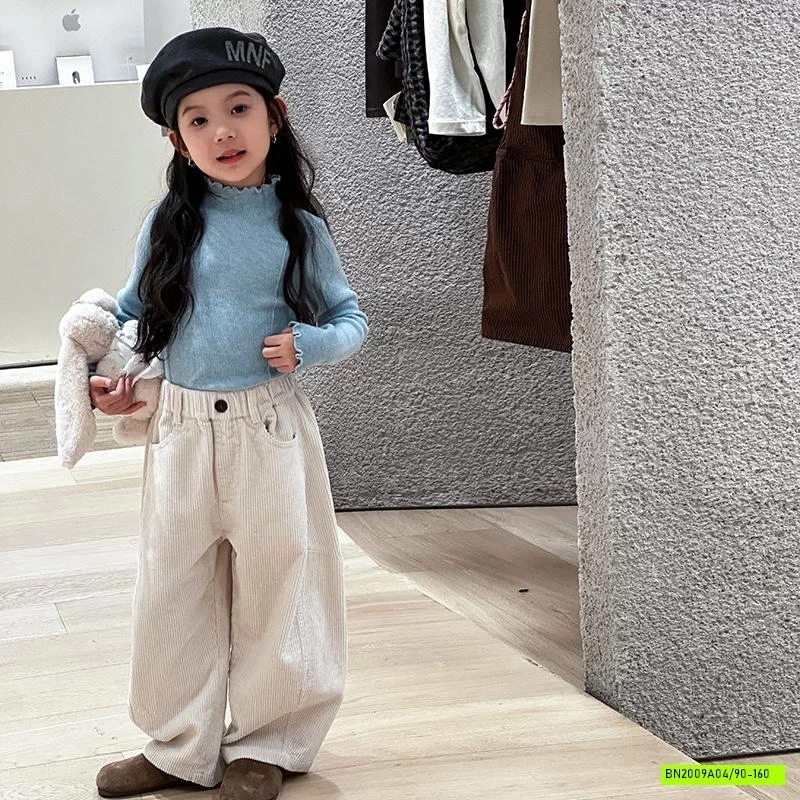 ÁO LEN CỔ VIỀN BÈO 25G092 AMBB