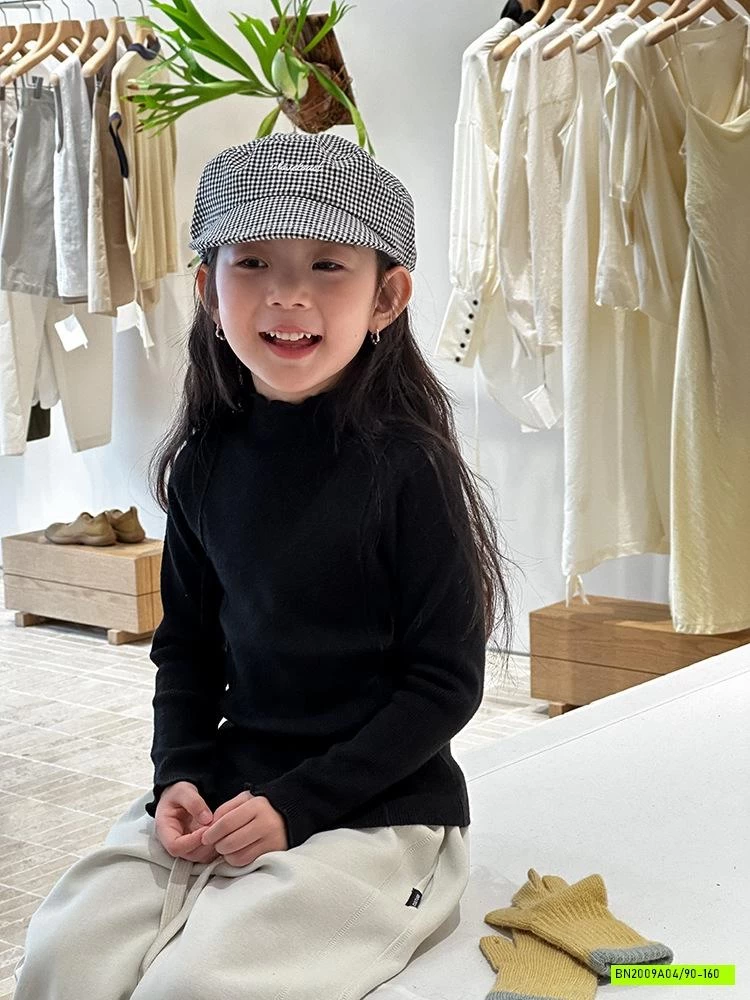 ÁO LEN CỔ VIỀN BÈO 25G092 AMBB