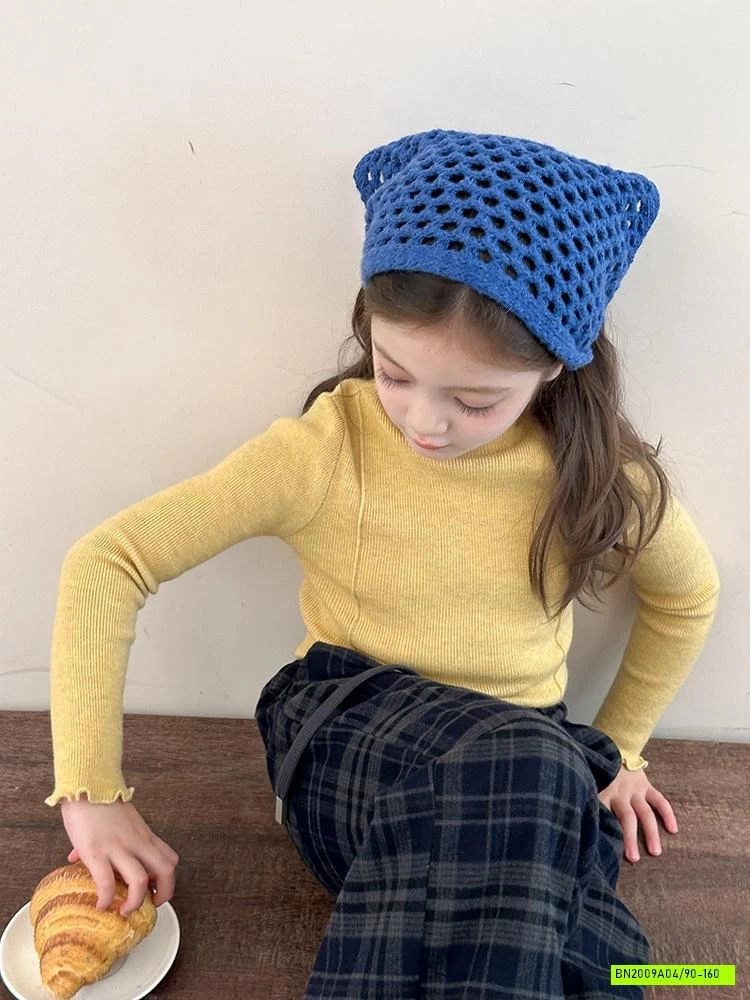 ÁO LEN CỔ VIỀN BÈO 25G092 AMBB