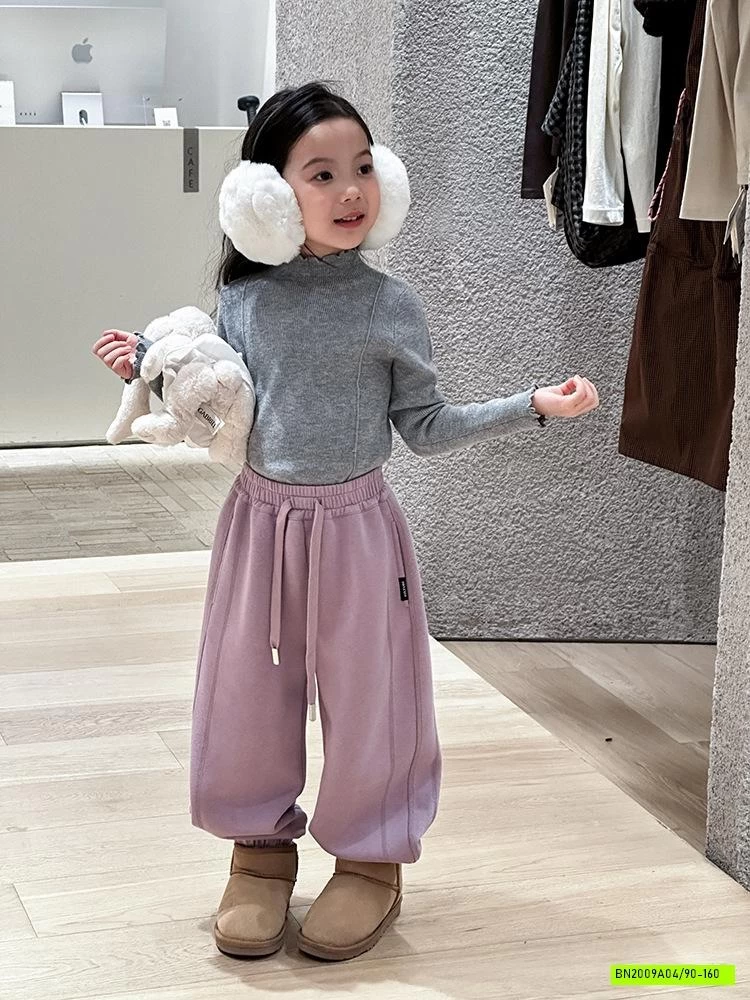 ÁO LEN CỔ VIỀN BÈO 25G092 AMBB