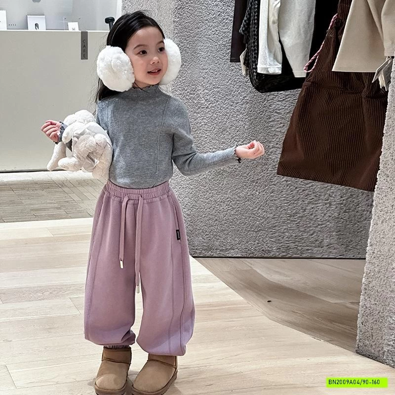 ÁO LEN CỔ VIỀN BÈO 25G092 AMBB