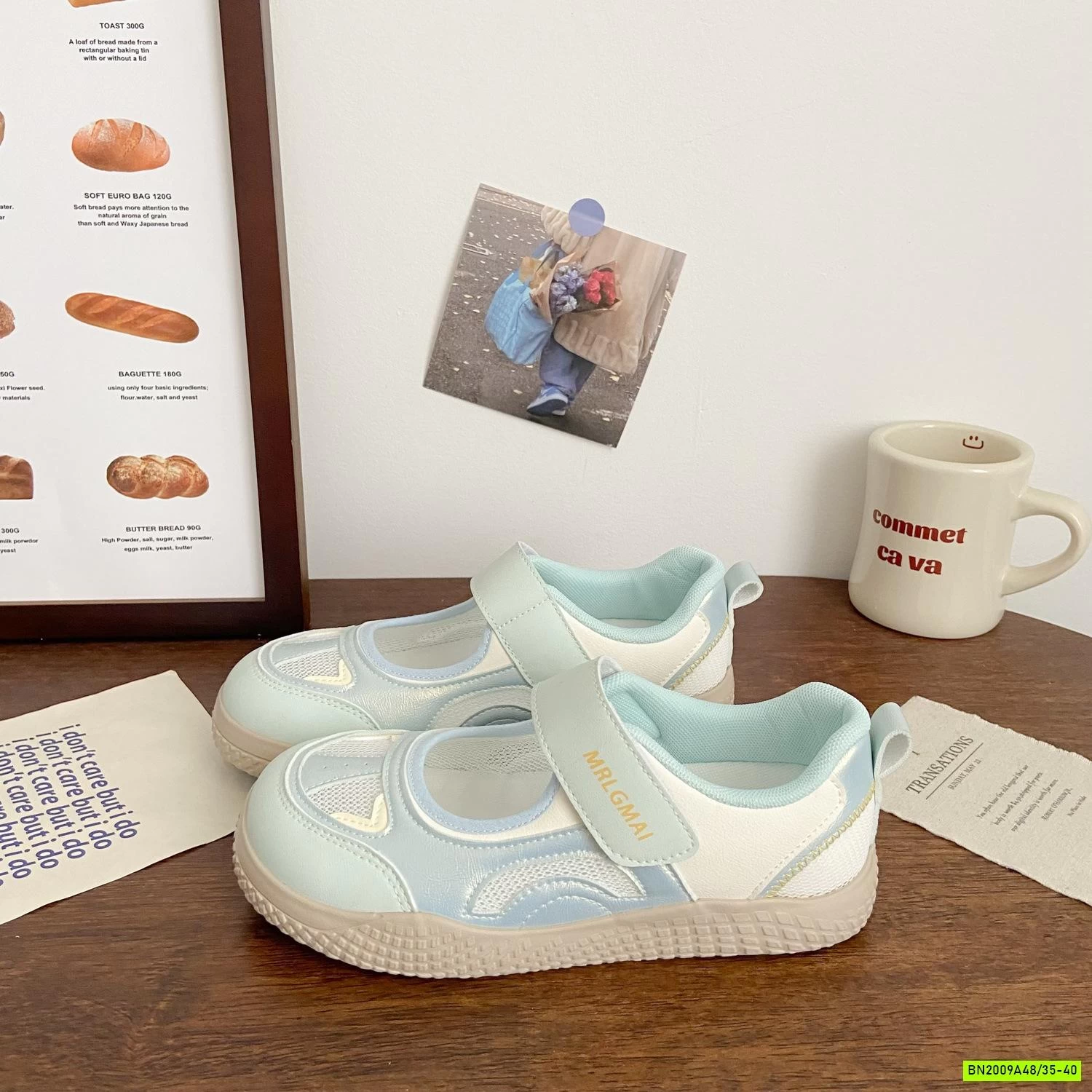 GIÀY MARY JANE VELCRO ROMAN CHO NỮ