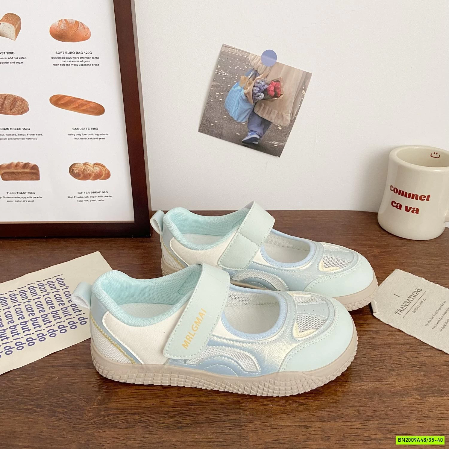 GIÀY MARY JANE VELCRO ROMAN CHO NỮ