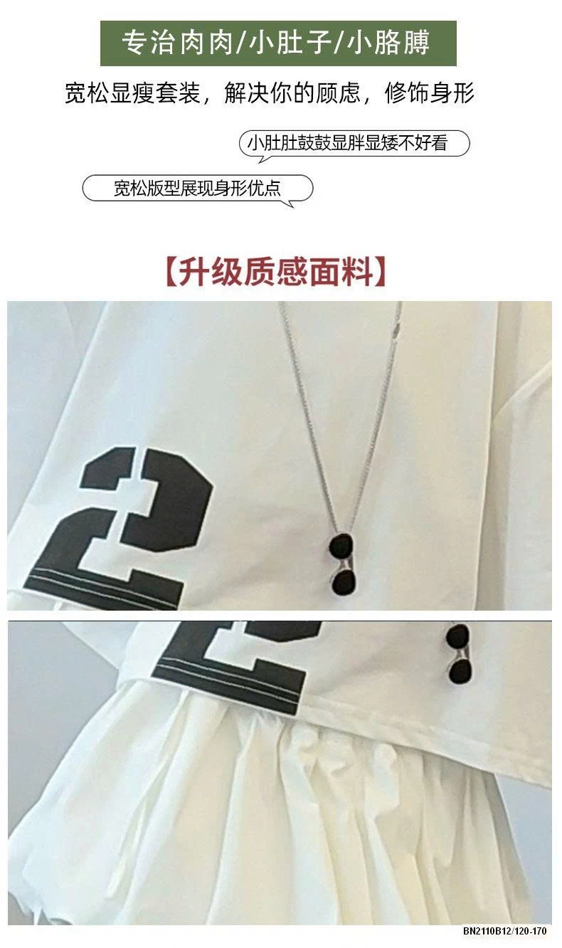 SÉT ÁO CROPTOP TAY LỠ MIX QUẦN BÍ TRẮNG