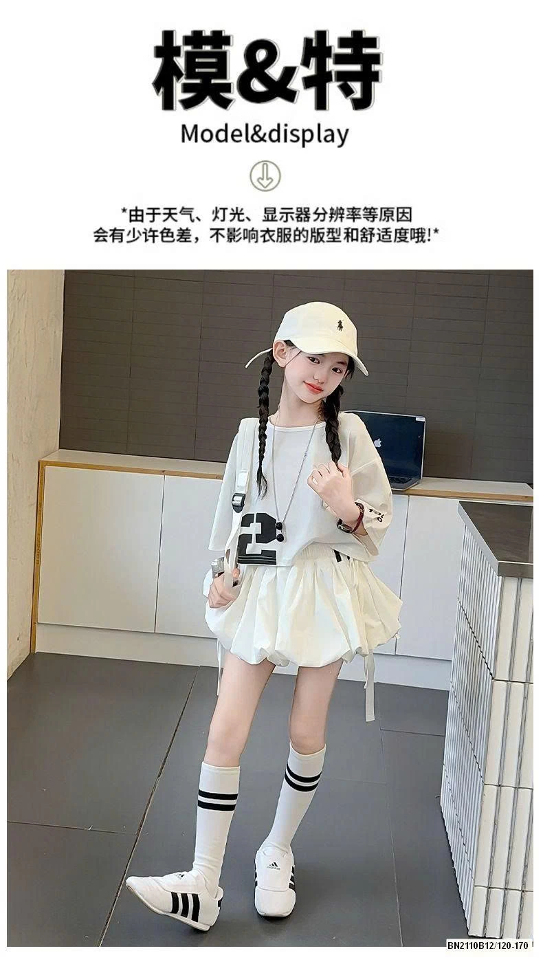 SÉT ÁO CROPTOP TAY LỠ MIX QUẦN BÍ TRẮNG