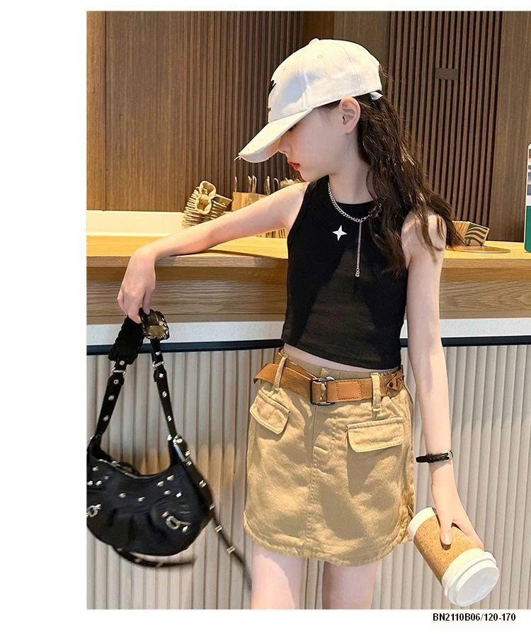 SÉT ÁO BA LÔ MIX CHÂN VAY HÈ SZ ĐẠI