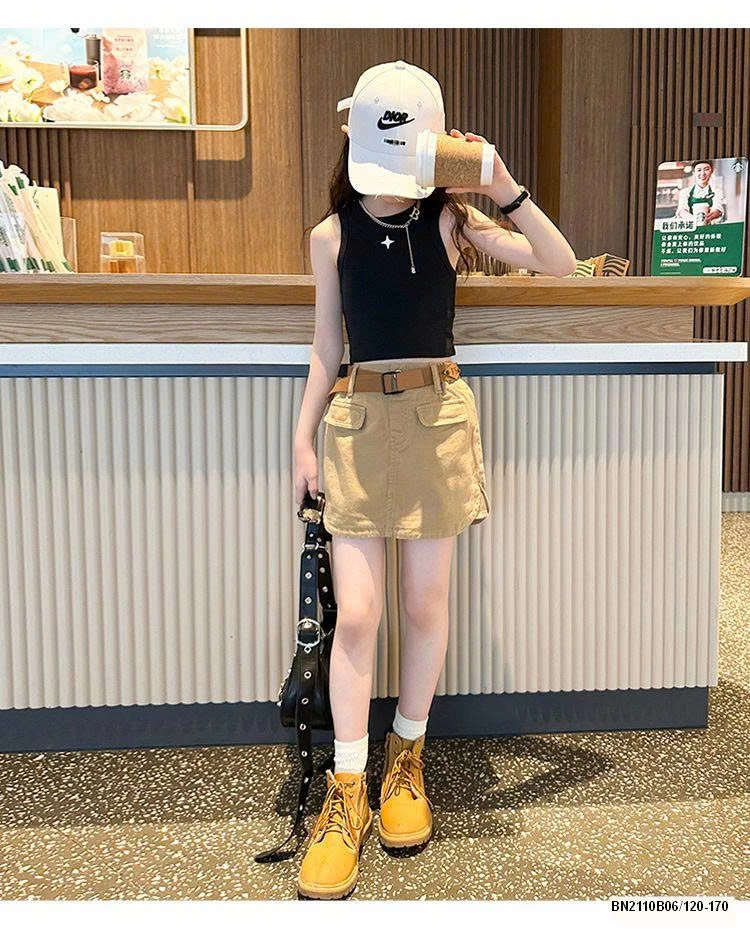 SÉT ÁO BA LÔ MIX CHÂN VAY HÈ SZ ĐẠI