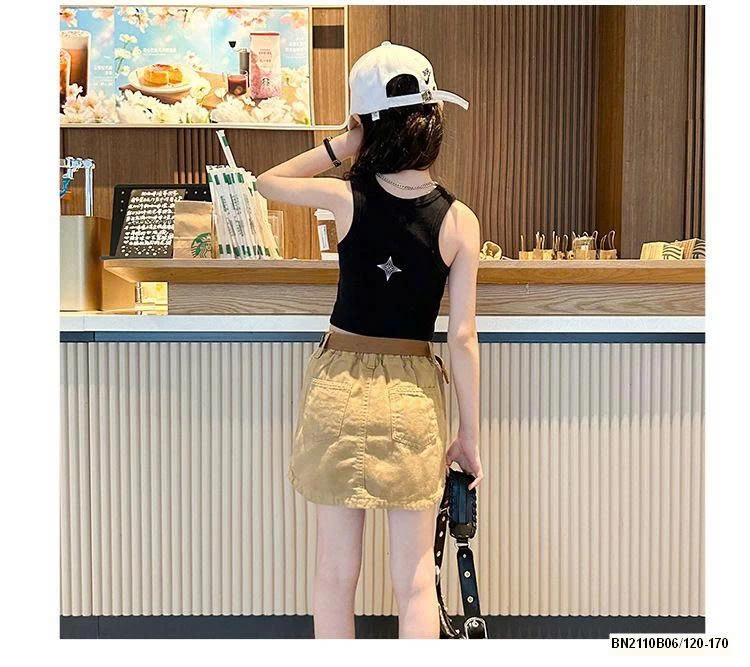 SÉT ÁO BA LÔ MIX CHÂN VAY HÈ SZ ĐẠI