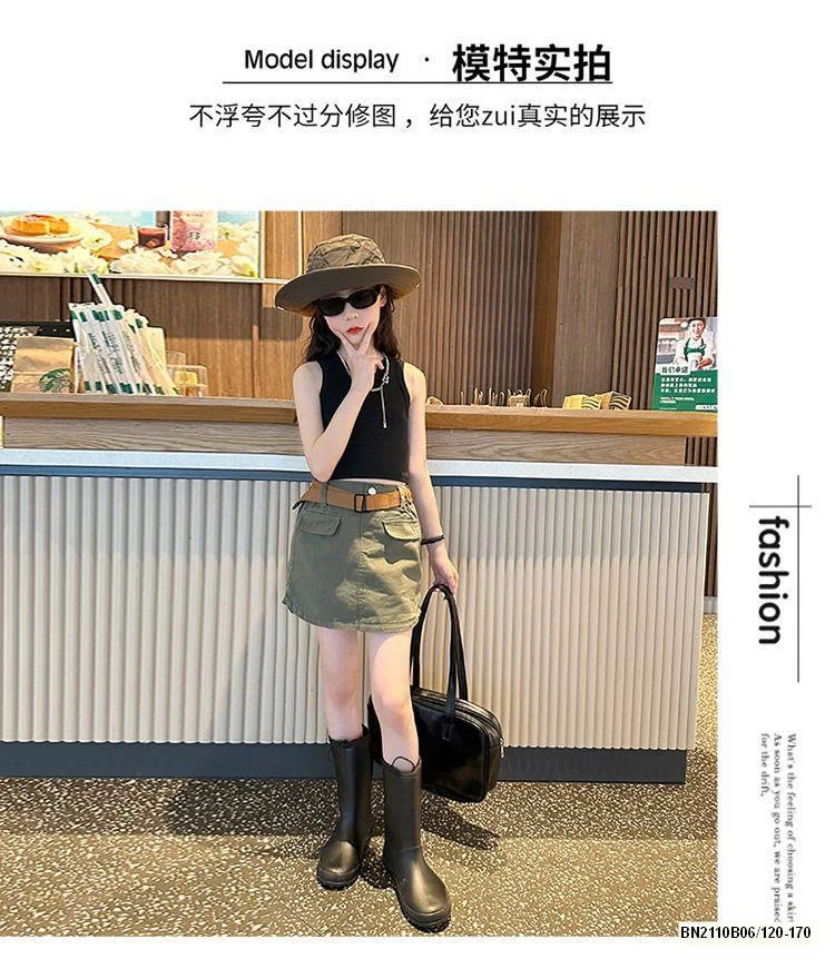 SÉT ÁO BA LÔ MIX CHÂN VAY HÈ SZ ĐẠI