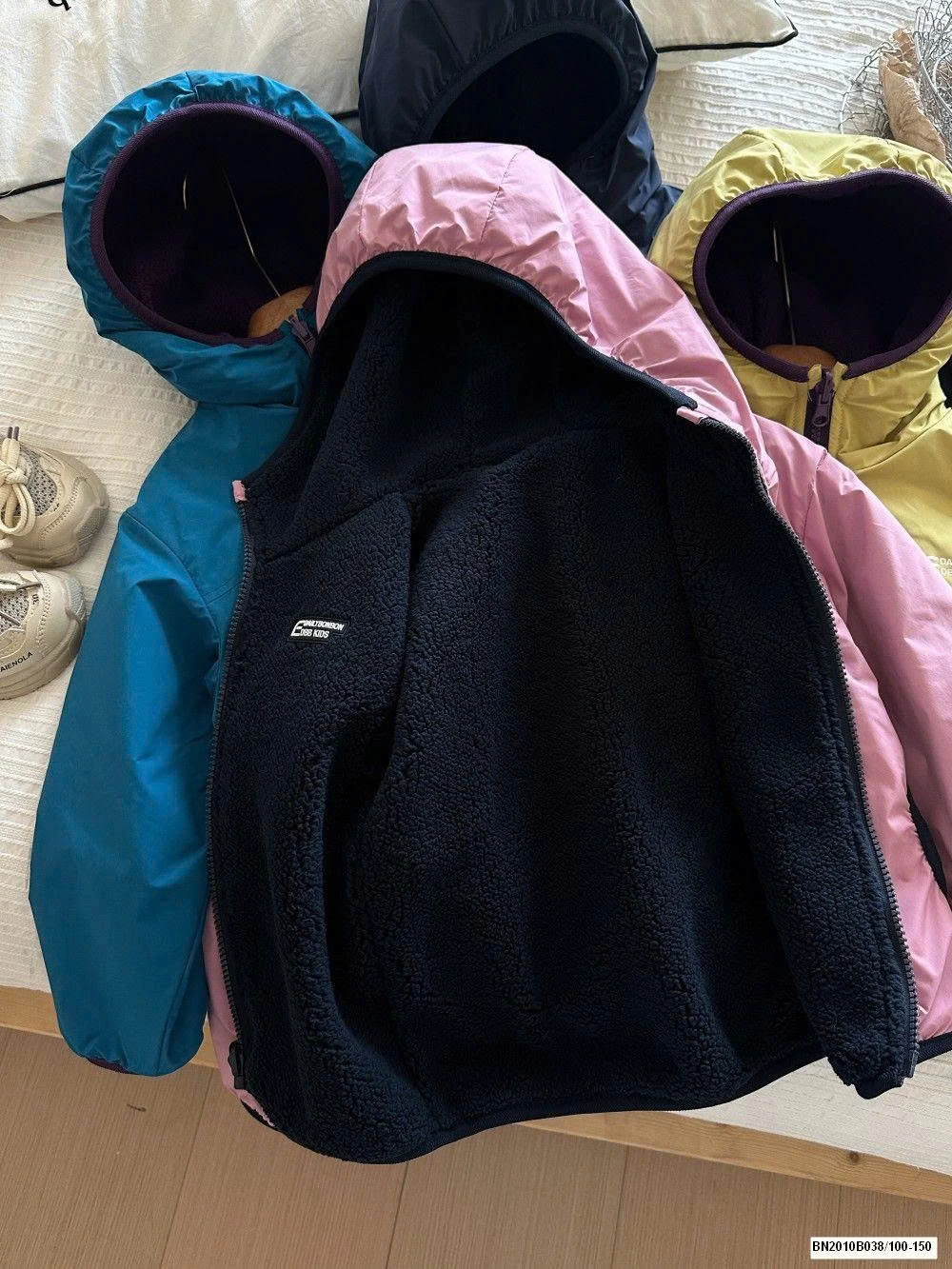 ÁO KHOÁC GIÓ LÓT LÔNG 2 MẶT