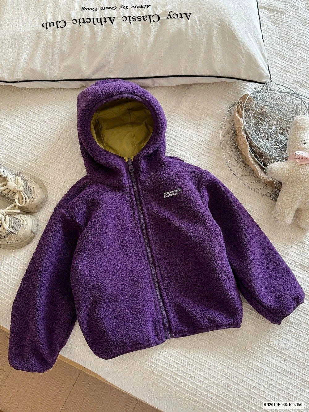 ÁO KHOÁC GIÓ LÓT LÔNG 2 MẶT