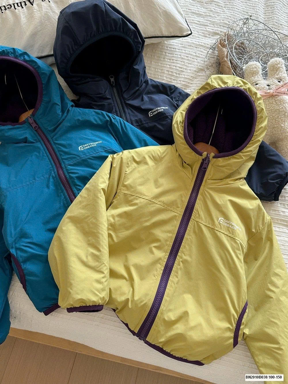 ÁO KHOÁC GIÓ LÓT LÔNG 2 MẶT