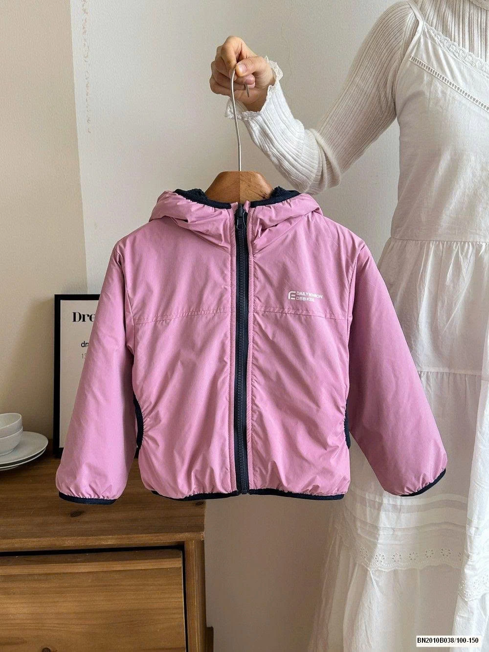 ÁO KHOÁC GIÓ LÓT LÔNG 2 MẶT