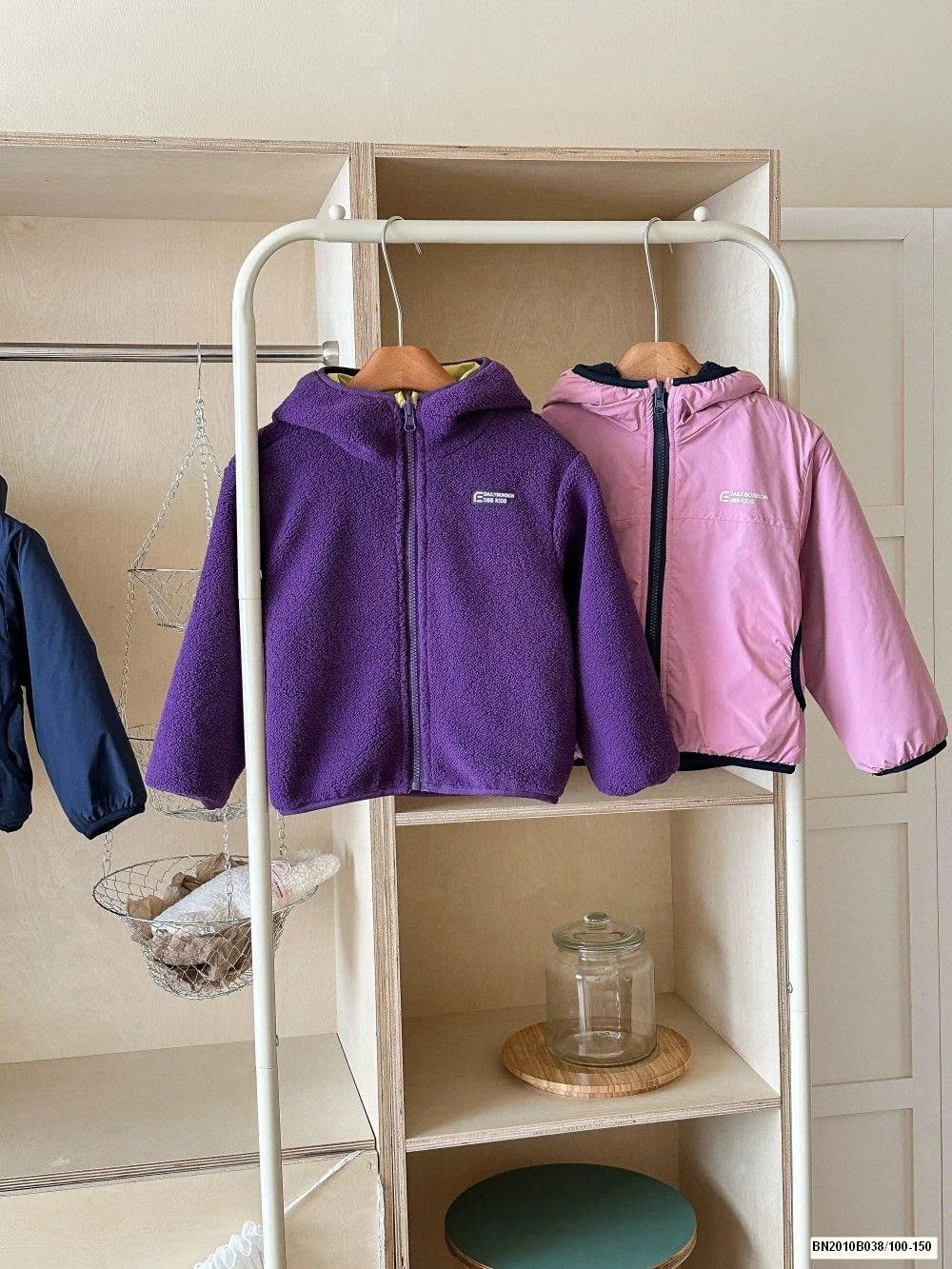 ÁO KHOÁC GIÓ LÓT LÔNG 2 MẶT