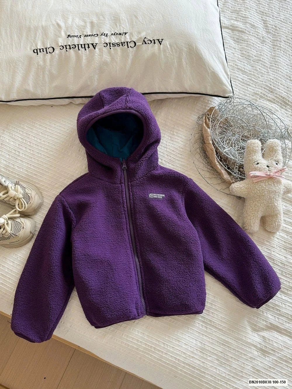 ÁO KHOÁC GIÓ LÓT LÔNG 2 MẶT