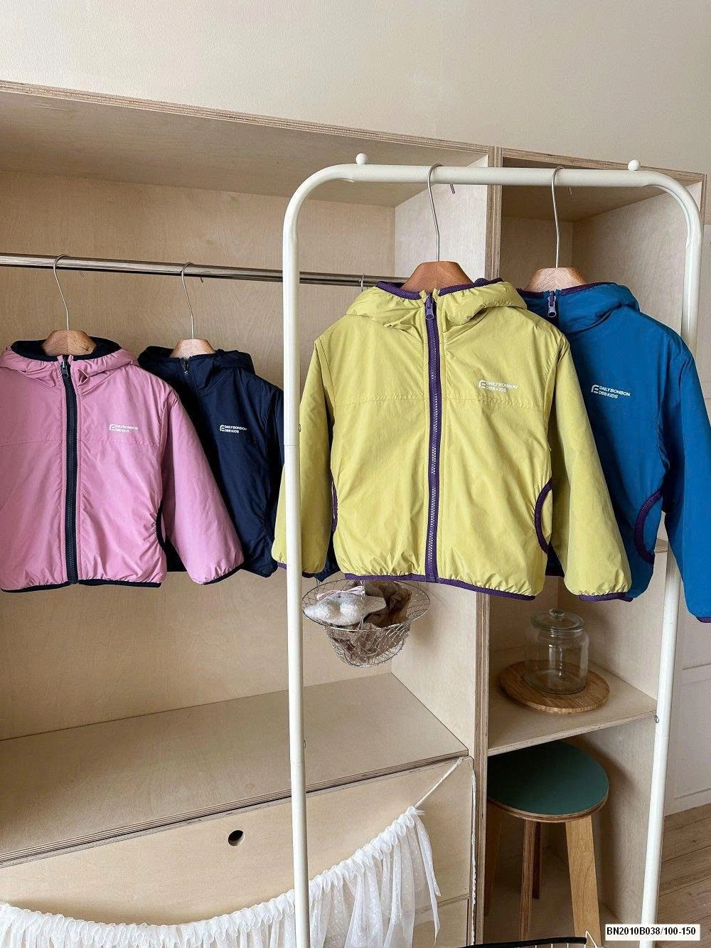 ÁO KHOÁC GIÓ LÓT LÔNG 2 MẶT