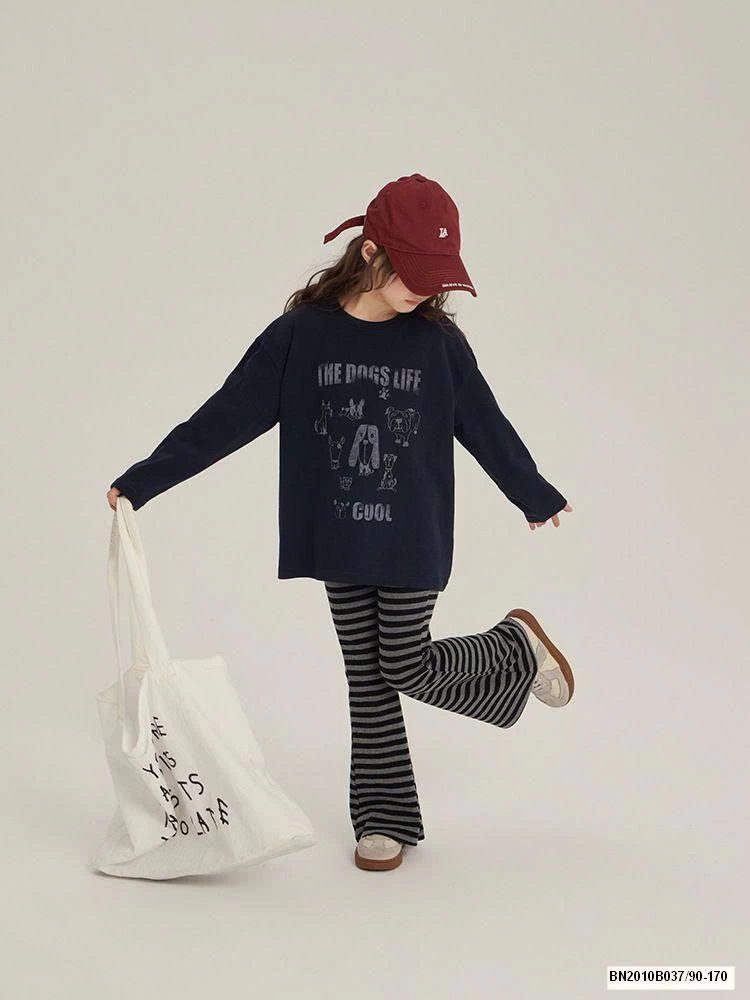 ÁO THUN DÀI TAY HỌA TIẾT AMBB  25F166