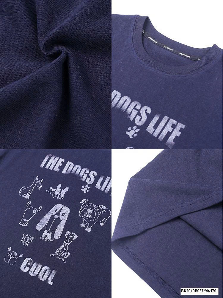 ÁO THUN DÀI TAY HỌA TIẾT AMBB  25F166