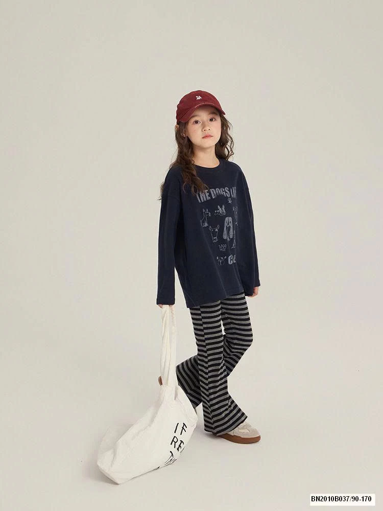 ÁO THUN DÀI TAY HỌA TIẾT AMBB  25F166