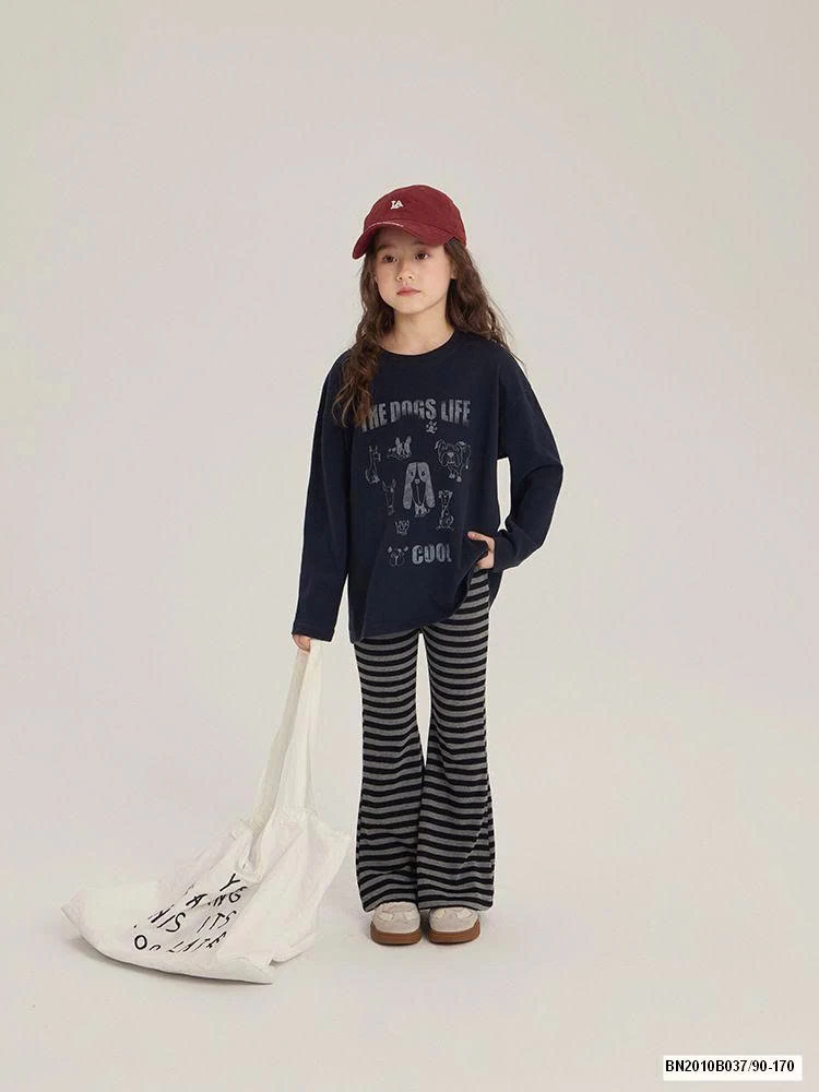 ÁO THUN DÀI TAY HỌA TIẾT AMBB  25F166