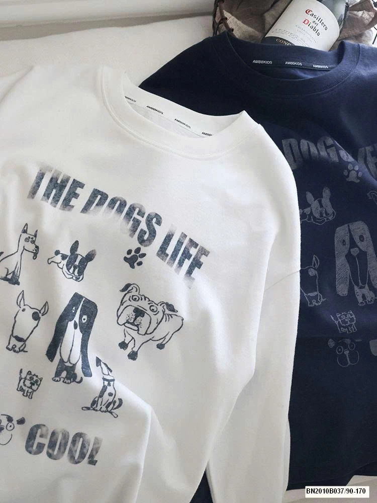 ÁO THUN DÀI TAY HỌA TIẾT AMBB  25F166