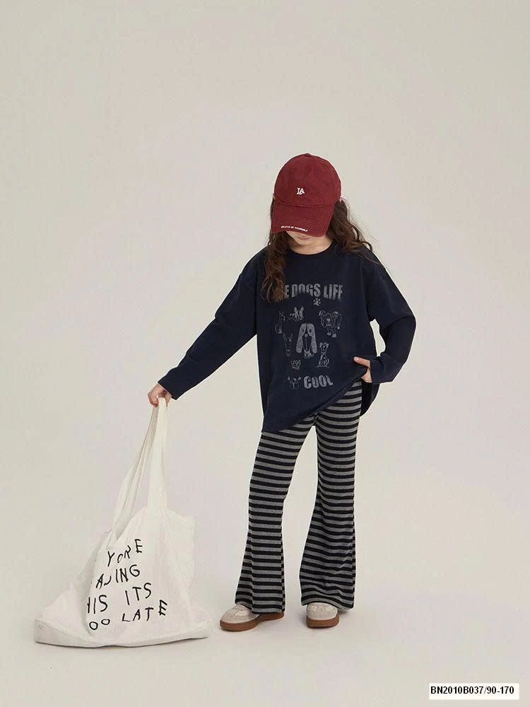 ÁO THUN DÀI TAY HỌA TIẾT AMBB 25F166