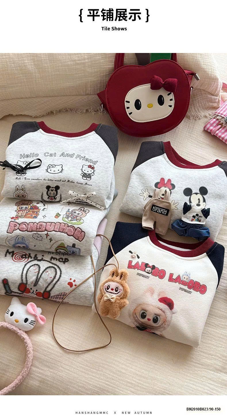 ÁO NỈ HOẠT HÌNH