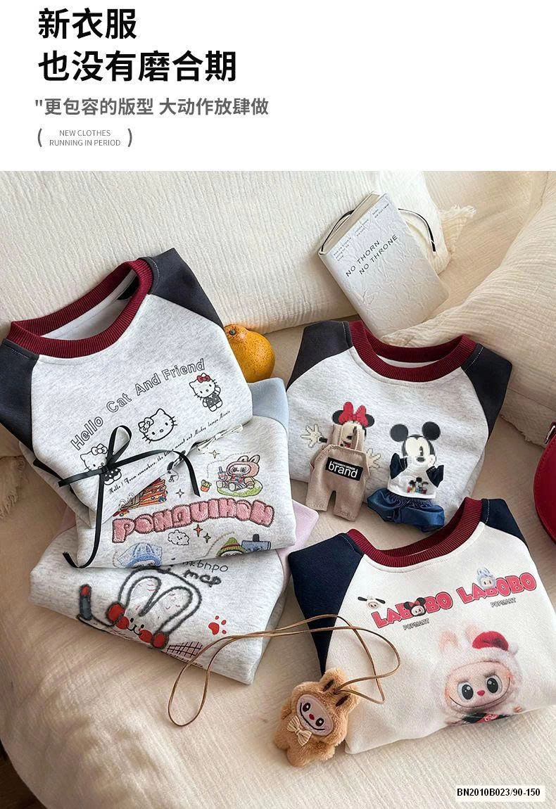 ÁO NỈ HOẠT HÌNH