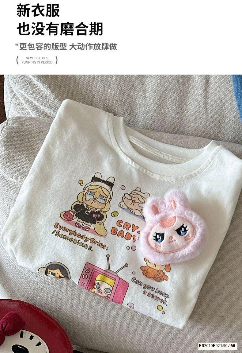 AO THUN LABUBU TAY NỐI