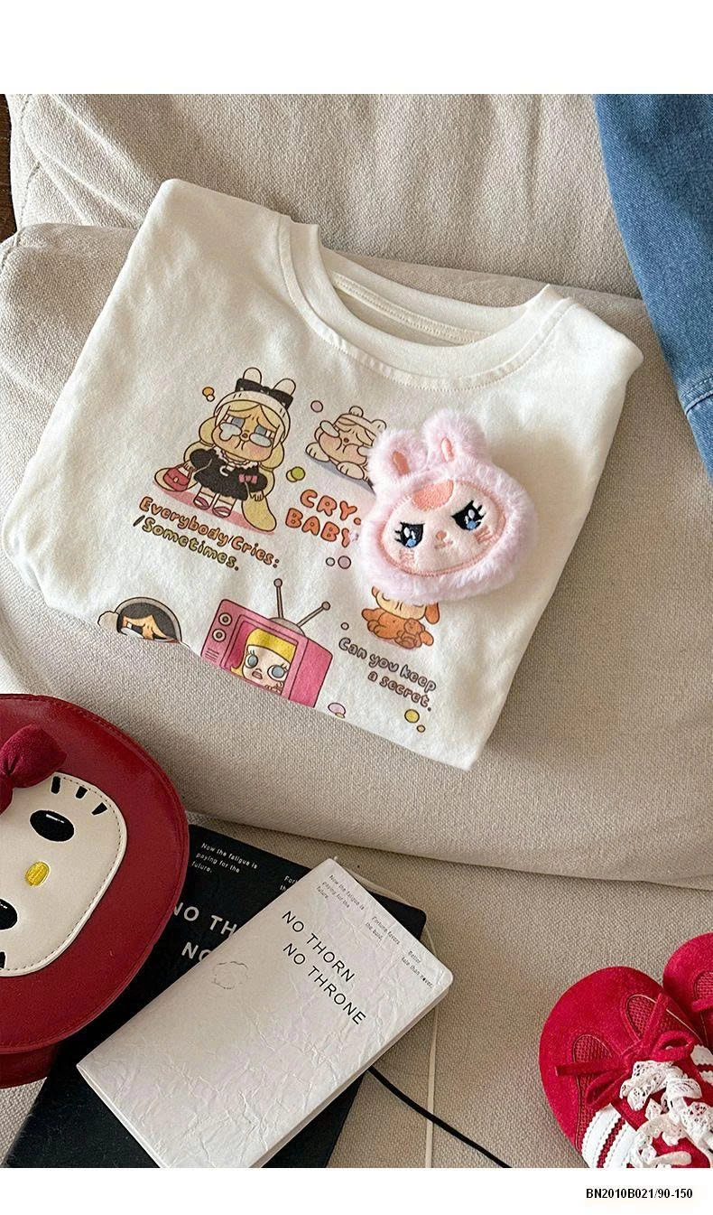 AO THUN LABUBU TAY NỐI