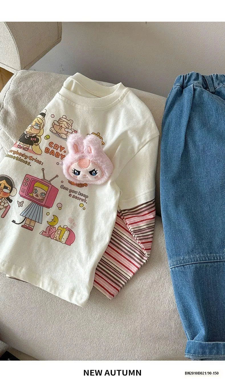 AO THUN LABUBU TAY NỐI