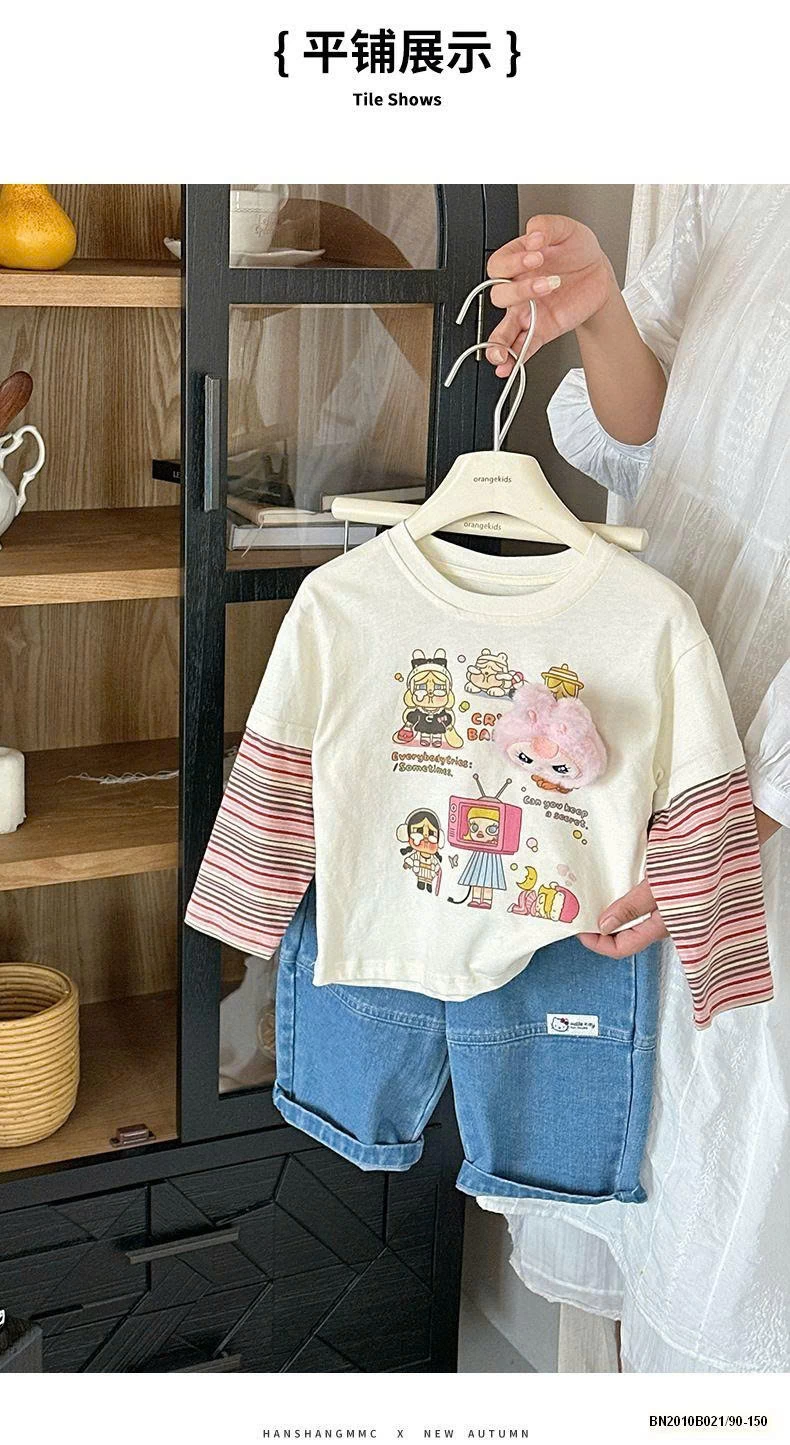 AO THUN LABUBU TAY NỐI