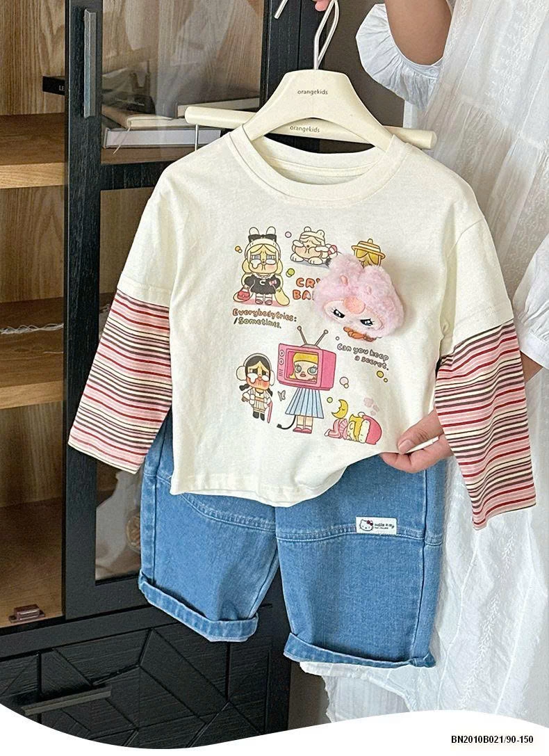 AO THUN LABUBU TAY NỐI