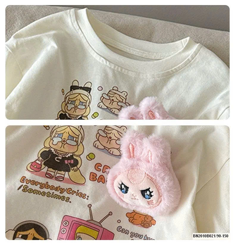 AO THUN LABUBU TAY NỐI