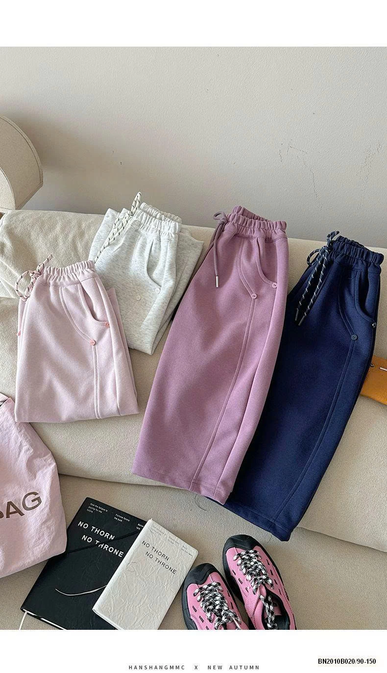 QUẦN NỈ DÁNG SUÔNG