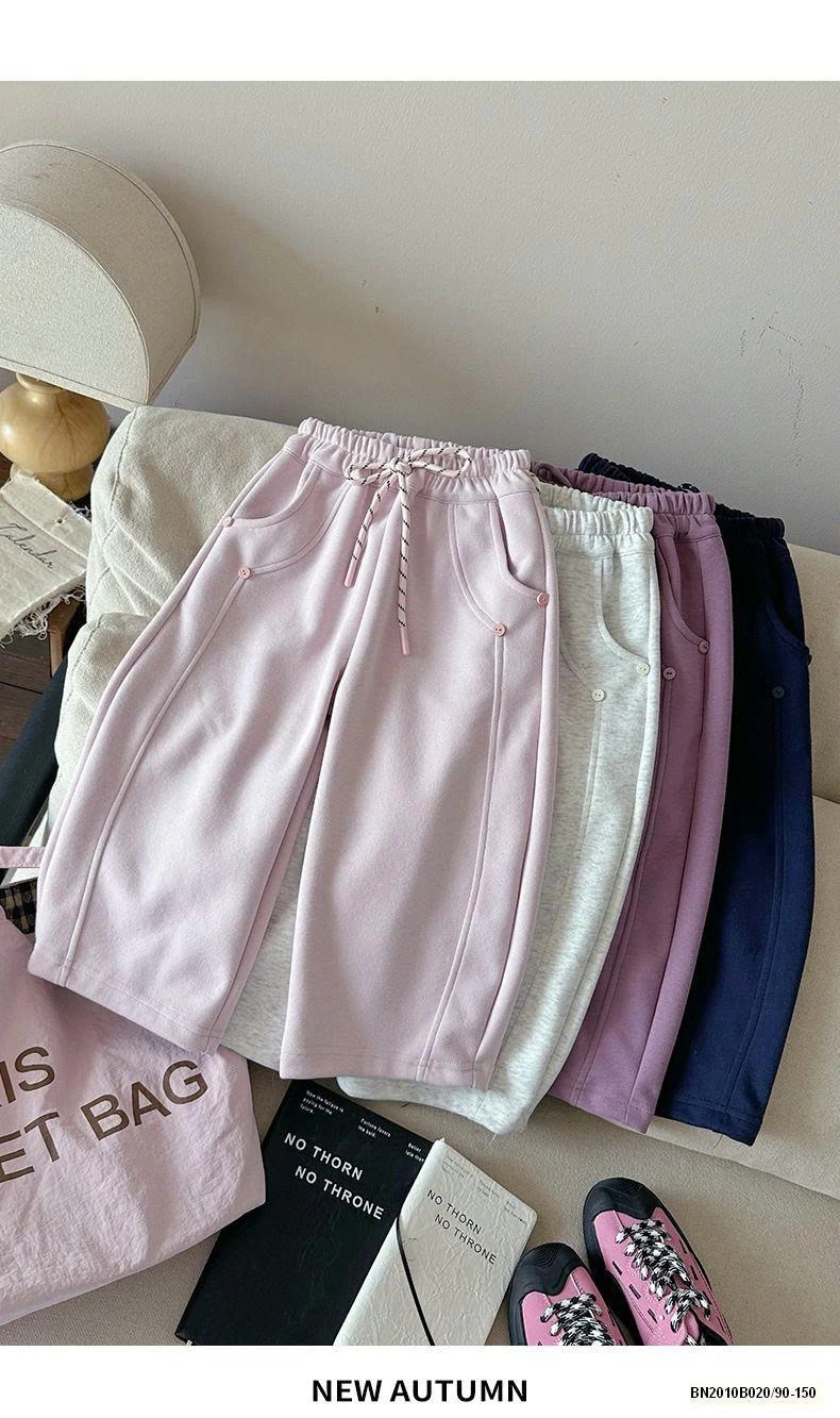 QUẦN NỈ DÁNG SUÔNG