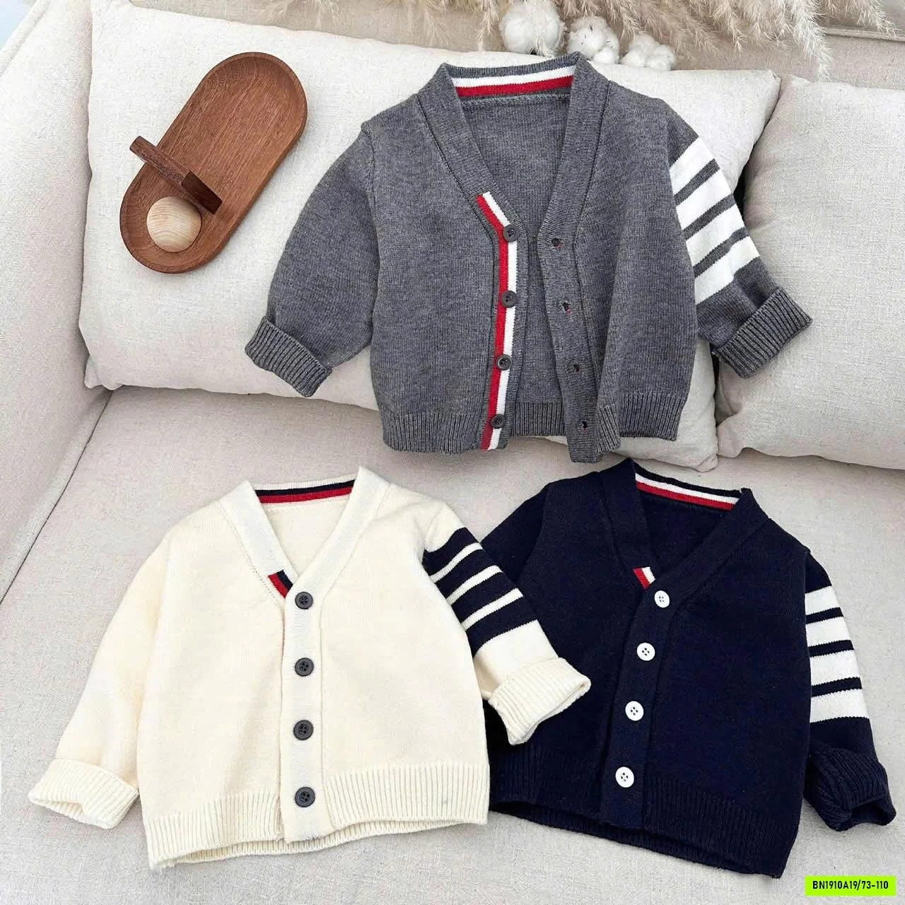 CARDIGAN SỌC TAY SZ NHÍ