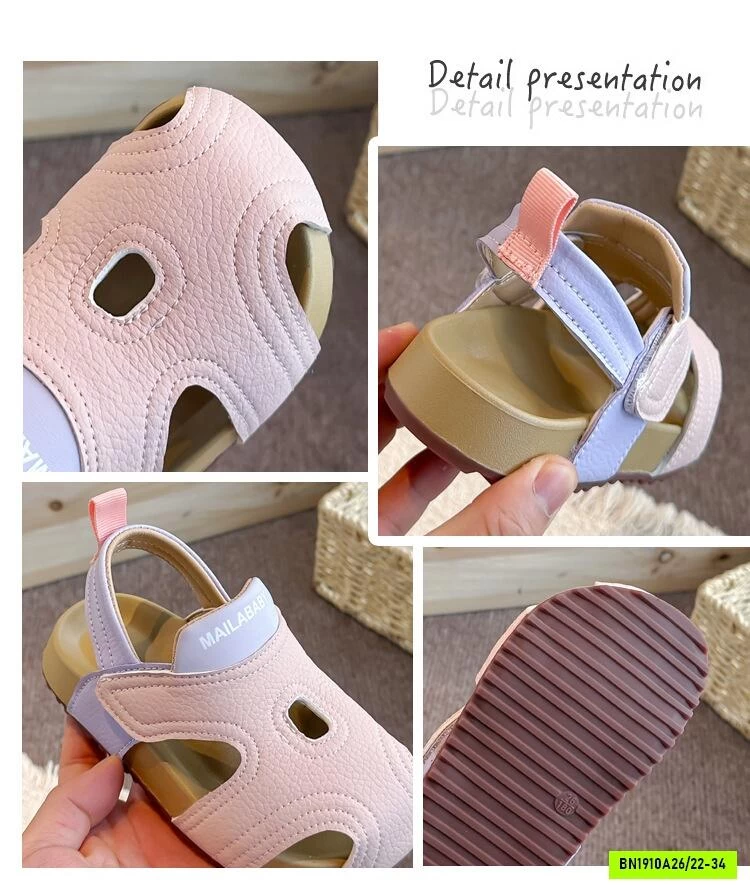 SANDAL ĐẾ BẰNG BỊT MŨI