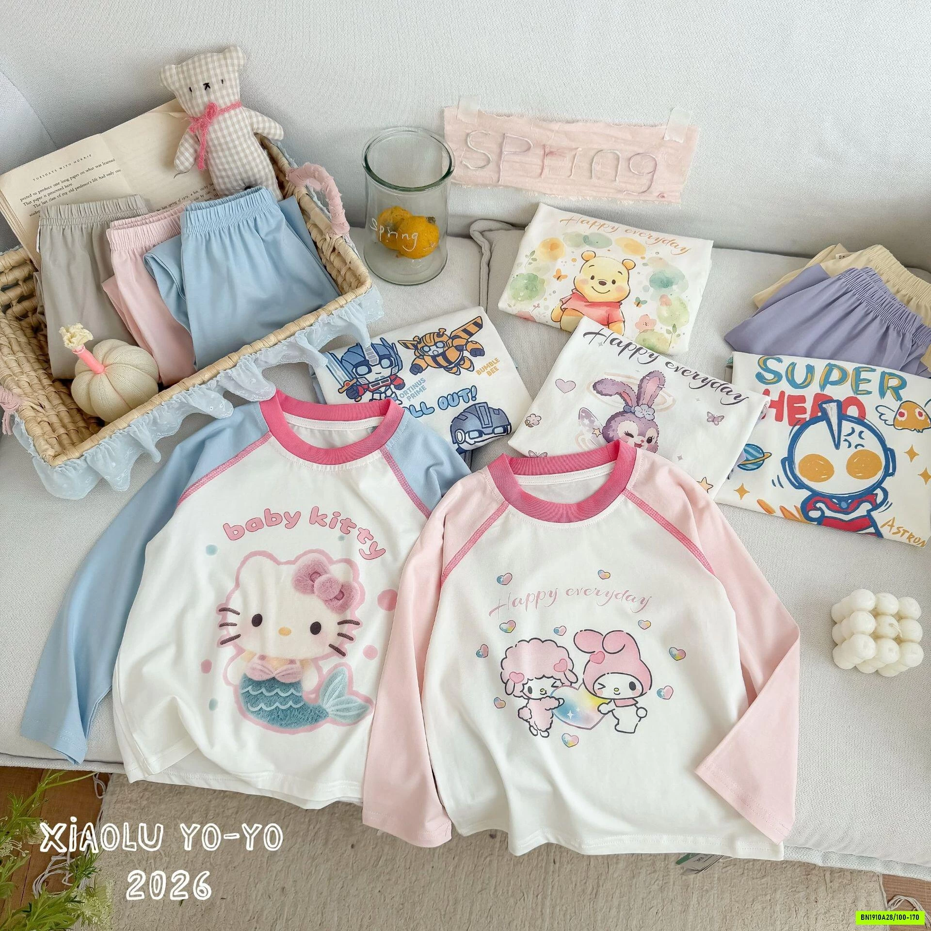 BỘ COTTON HOMEWEAR DỄ THƯƠNG