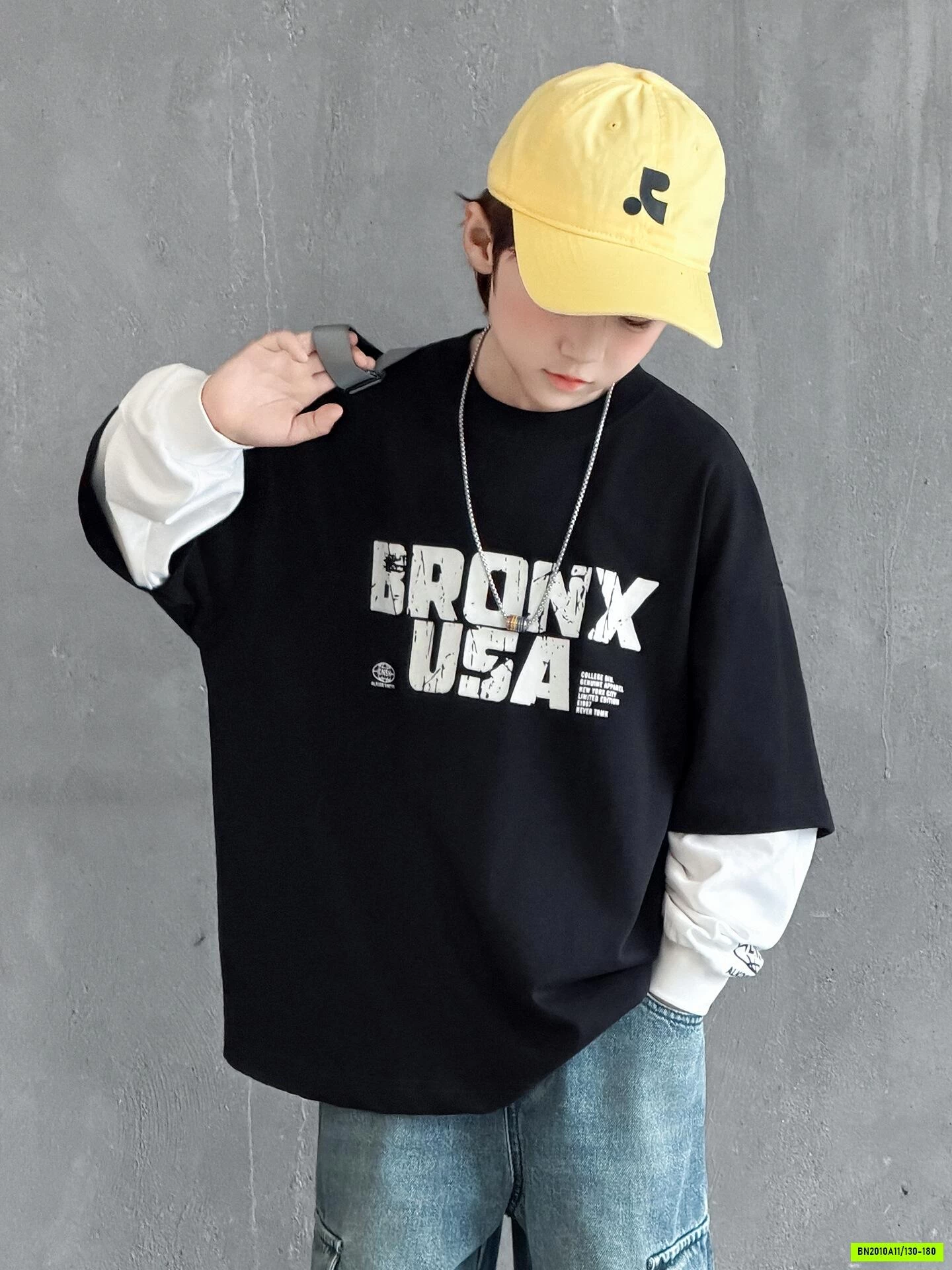 ÁO THUN CHỮ GIẢ 2 LỚP SZ ĐẠI